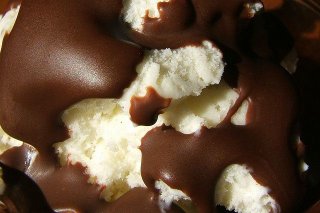 Cobertura de chocolate para helados instantánea