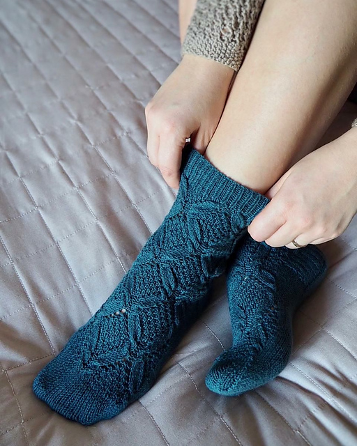 Socks pattern chart by Elena Sokolova